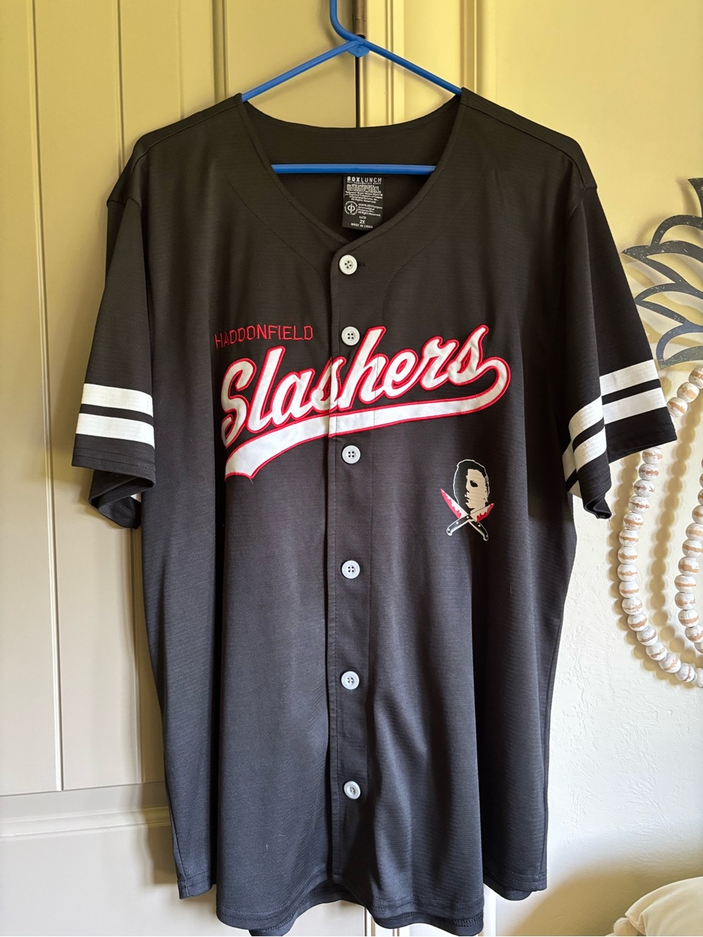 Haddonfield Michael Myers Halloween Baseball Jersey, clothes